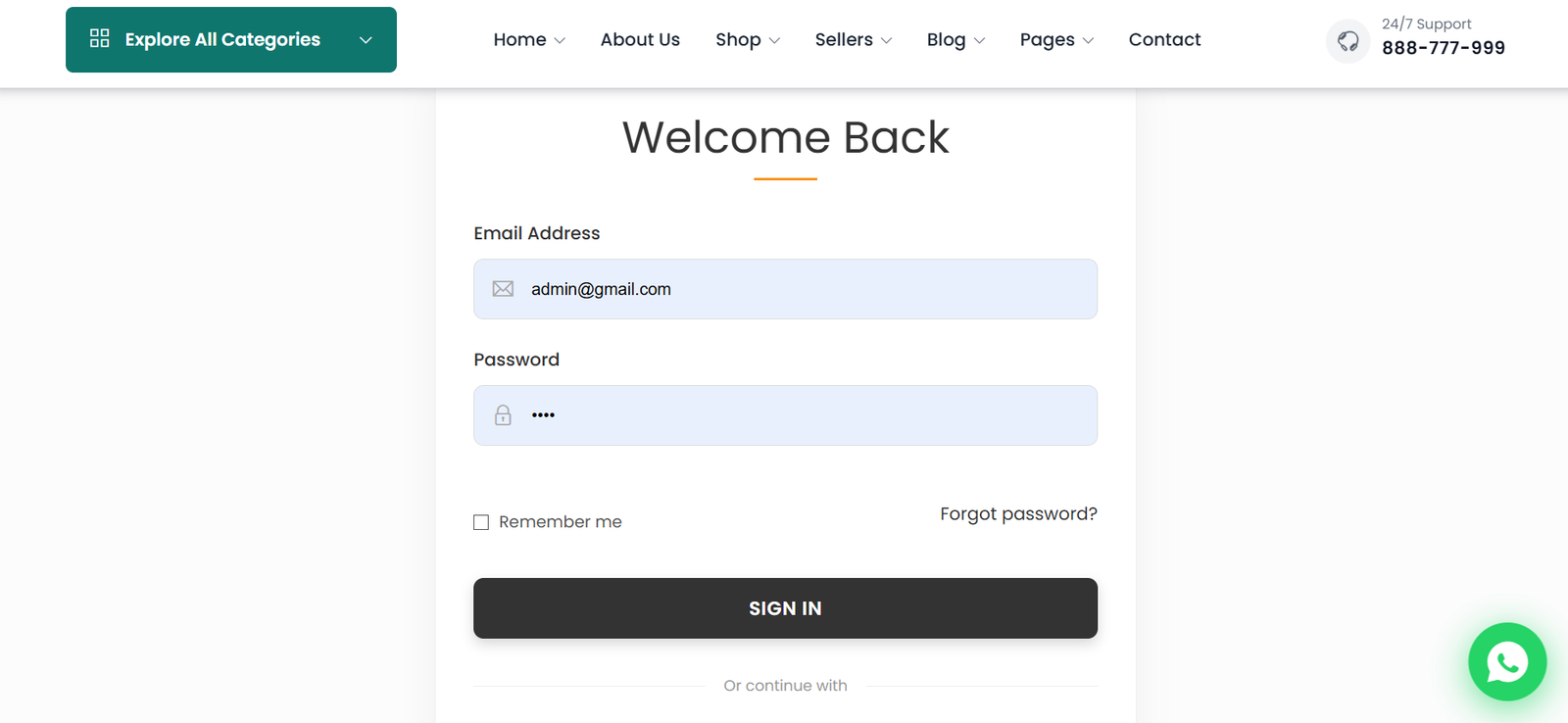 Free Ecommerce website With All Functionality